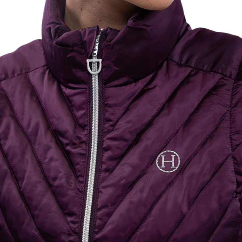 Harcour - Doudoune sans manches femme Agnes figue | - Ohlala