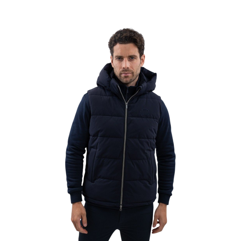 Harcour - Doudoune sans manches homme Aubin marine | - Ohlala