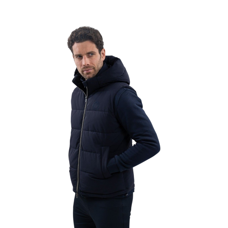 Harcour - Doudoune sans manches homme Aubin marine | - Ohlala