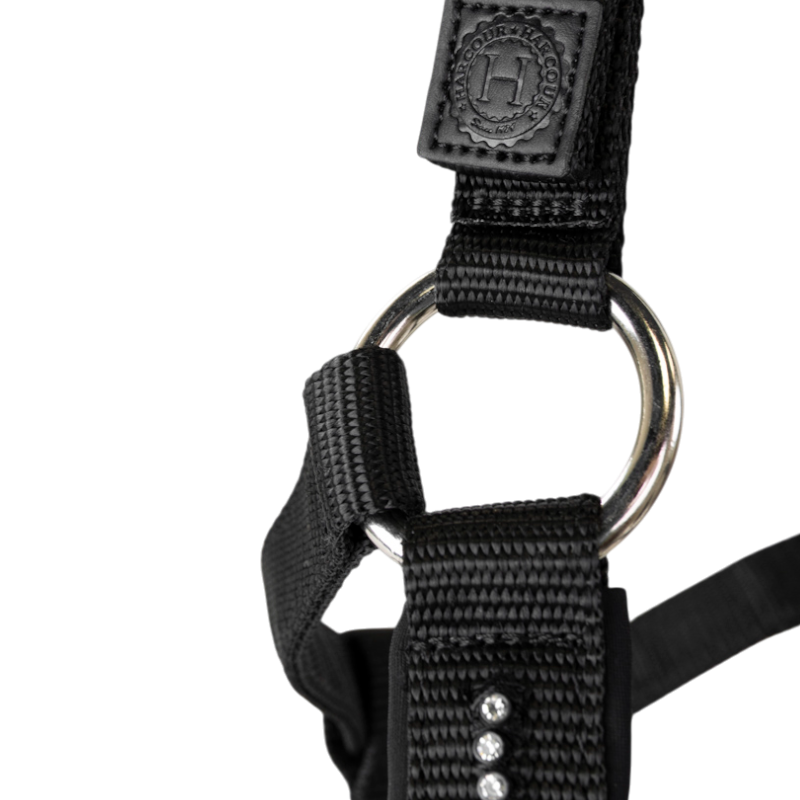 Harcour - Ensemble licol et longe Amour noir | - Ohlala