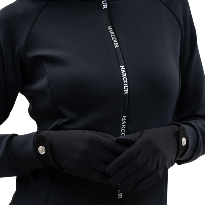 Harcour - Gants d'équitation unisexe Andy noir | - Ohlala