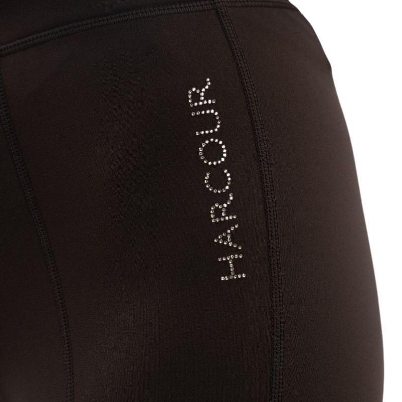 Harcour - Legging d'équitation polaire femme Anaelle cacao | - Ohlala