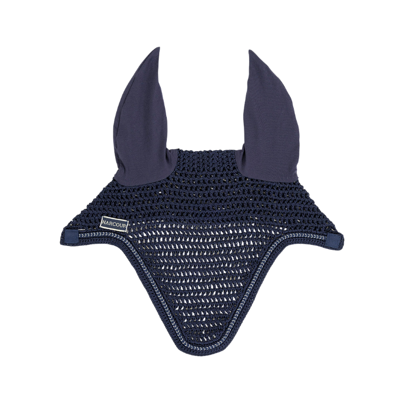 Harcour - Pack tapis de selle Sunny et bonnet Funny marine/ light gold | - Ohlala