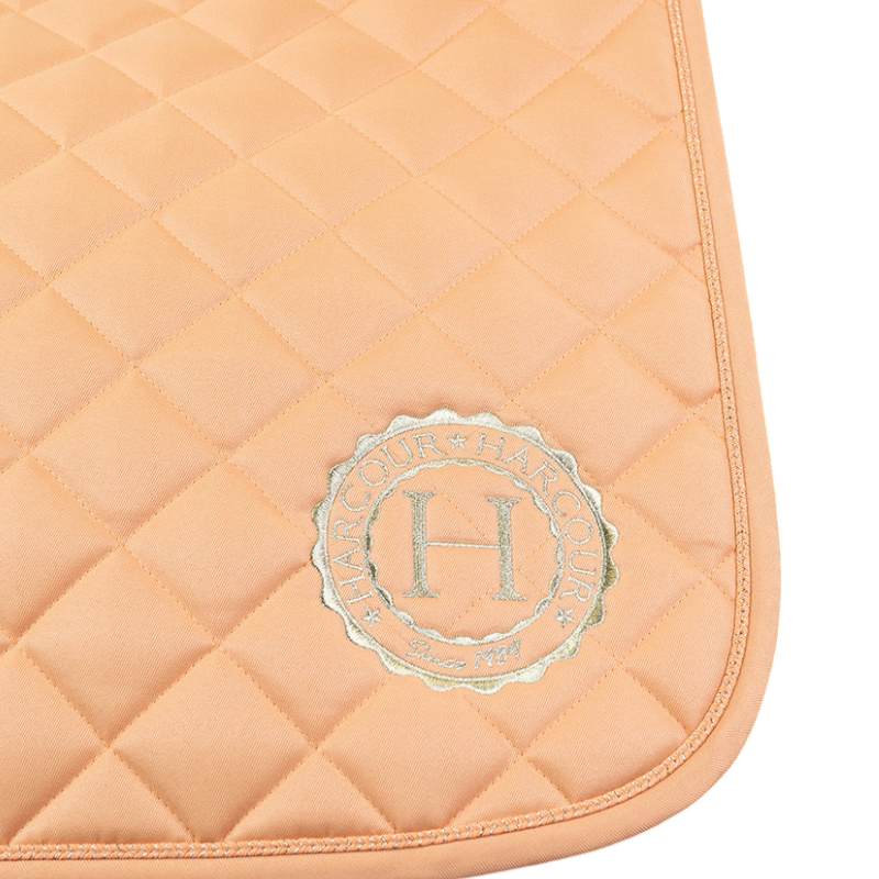 Harcour - Pack tapis de selle Sunny et bonnet Funny abricot/ light gold | - Ohlala