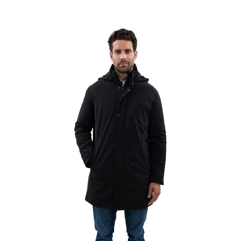 Harcour - Parka chaude homme Achille noir | - Ohlala