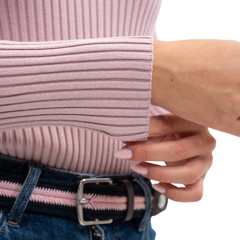 Harcour - Polo manches longues femme Aurore pivoine | - Ohlala