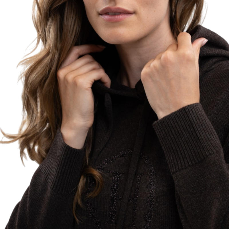 Harcour - Sweat en maille femme Aurelia cacao | - Ohlala