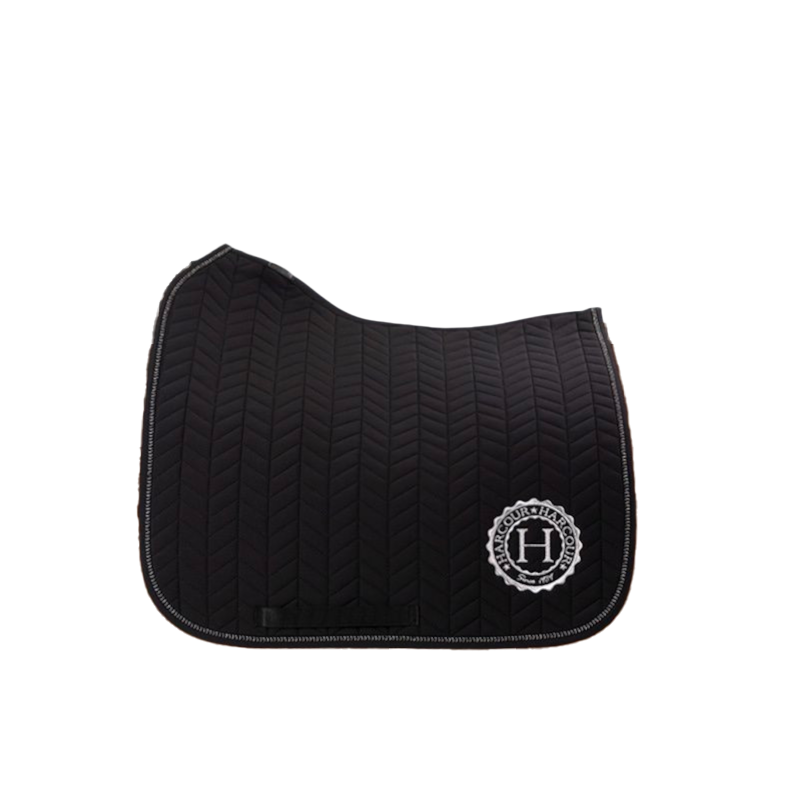 Harcour - Tapis de dressage Alaska noir | - Ohlala