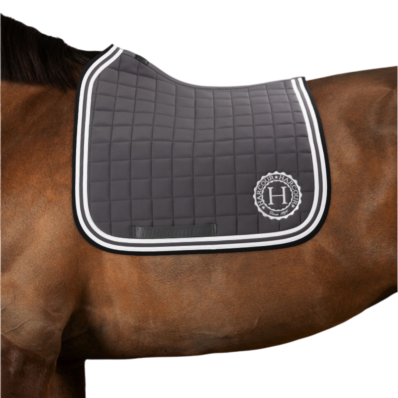 Harcour - Tapis de dressage Soft ardoise | - Ohlala