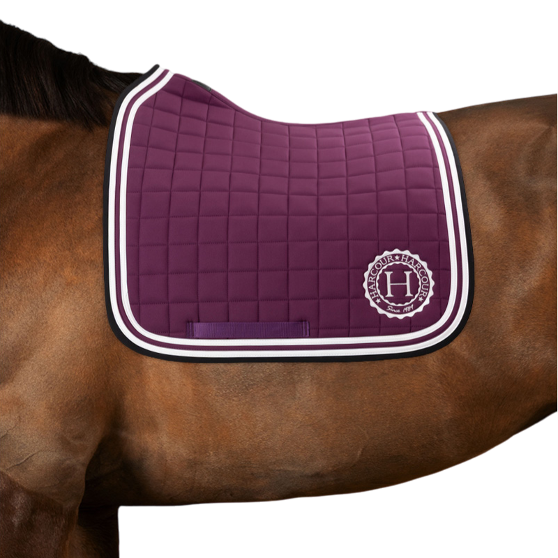 Harcour - Tapis de dressage Soft figue | - Ohlala