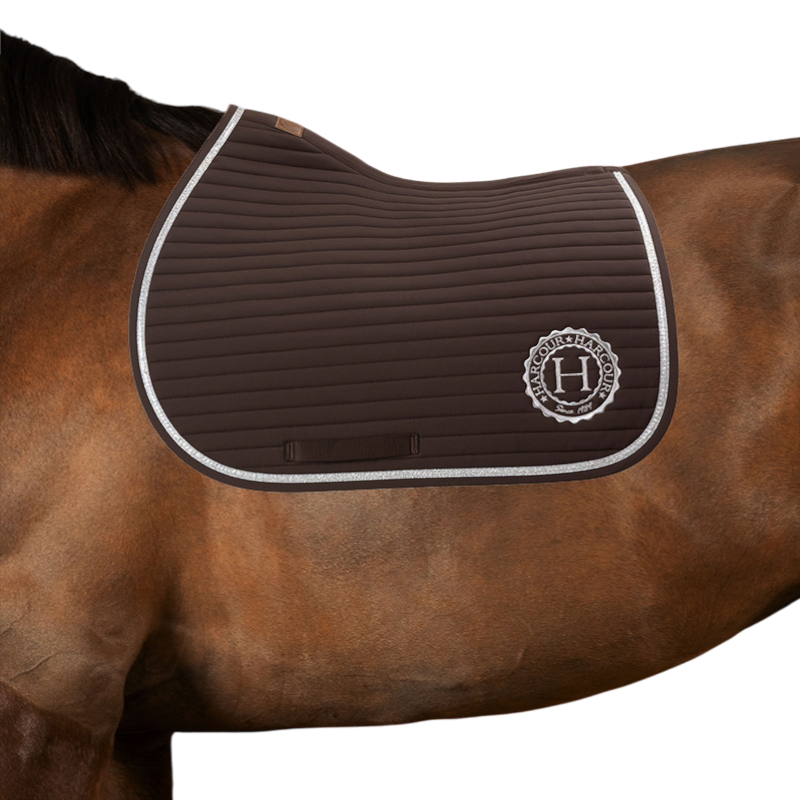 Harcour - Tapis de selle Karembar cacao | - Ohlala