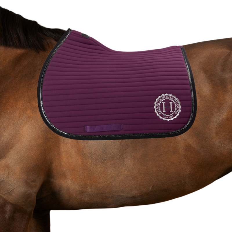 Harcour - Tapis de selle Karembar figue | - Ohlala