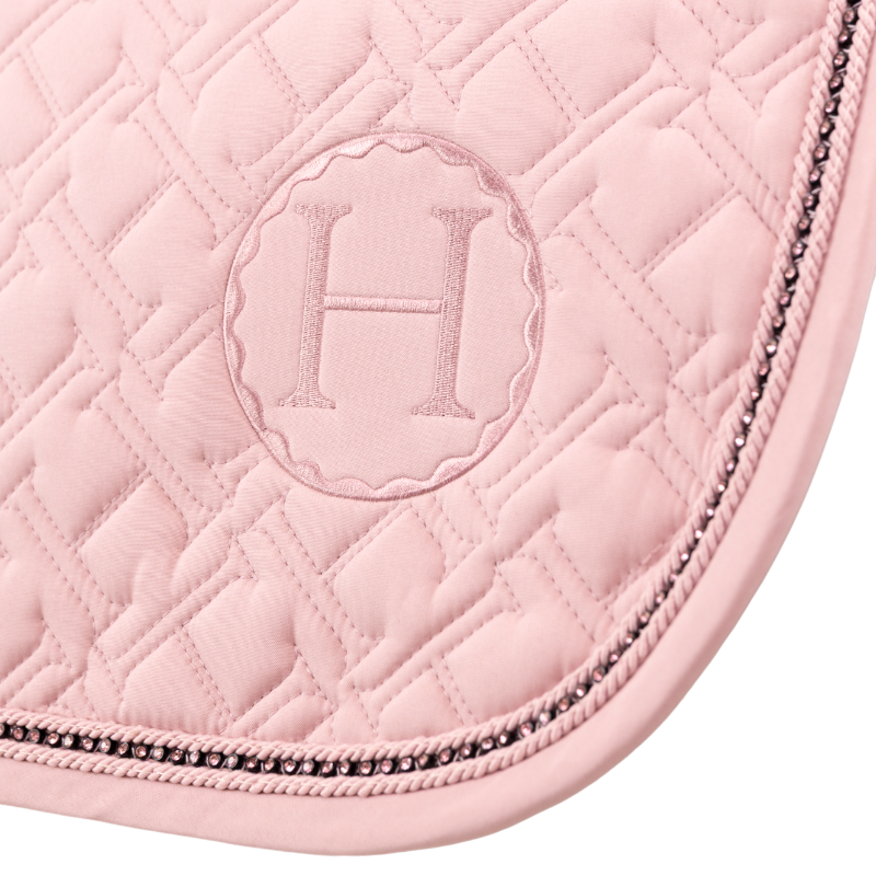 Harcour - Tapis de selle Saphir pivoine | - Ohlala