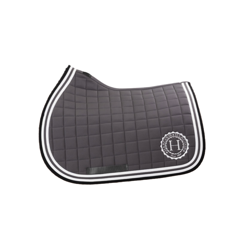 Harcour - Tapis de selle Soft ardoise | - Ohlala