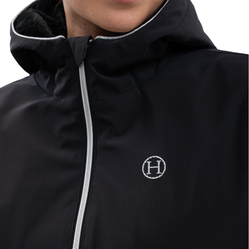 Harcour - Veste longue femme Abby noir | - Ohlala