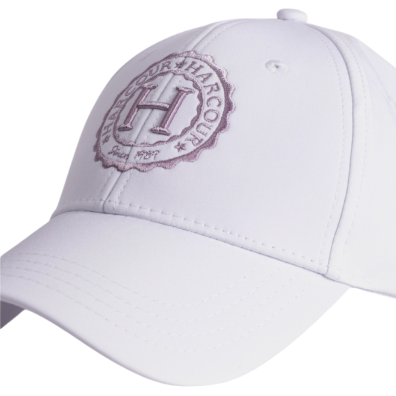 Harcour - Casquette Impéria blanc/ parme | - Ohlala