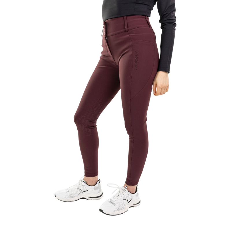 Harcour - Pantalon d'équitation femme Luce aubergine | - Ohlala
