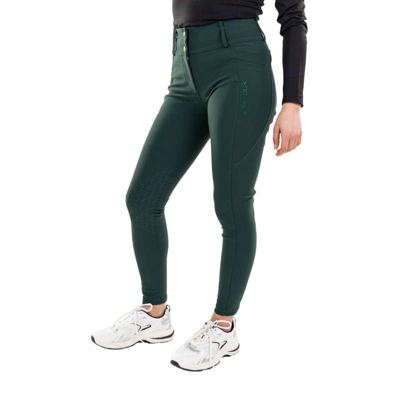 Harcour - Pantalon d'équitation femme Luce jungle green | - Ohlala