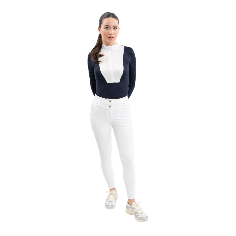 Harcour - Pantalon d'équitation femme Luce blanc | - Ohlala