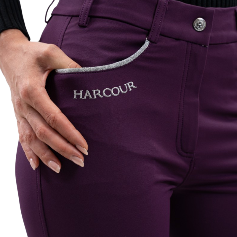 Harcour - Pantalon d'équitation femme Jaltika figue | - Ohlala