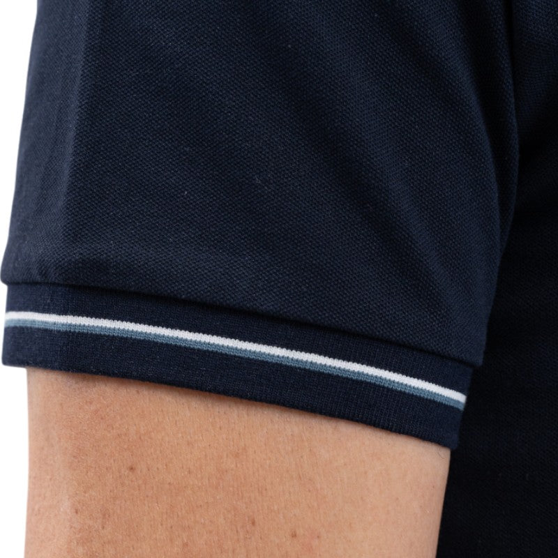Harcour - Polo manches courtes homme Oscar marine | - Ohlala