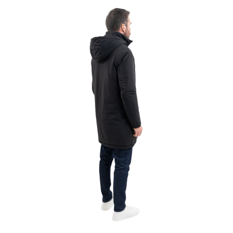 Harcour - Parka longue homme Robertol noir | - Ohlala