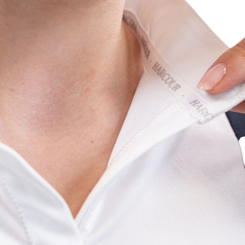 Harcour - Polo de concours manches longues femme Stella marine | - Ohlala