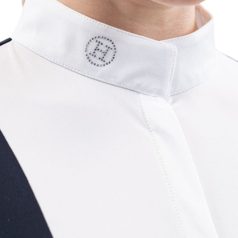 Harcour - Polo de concours manches longues femme Stella marine | - Ohlala