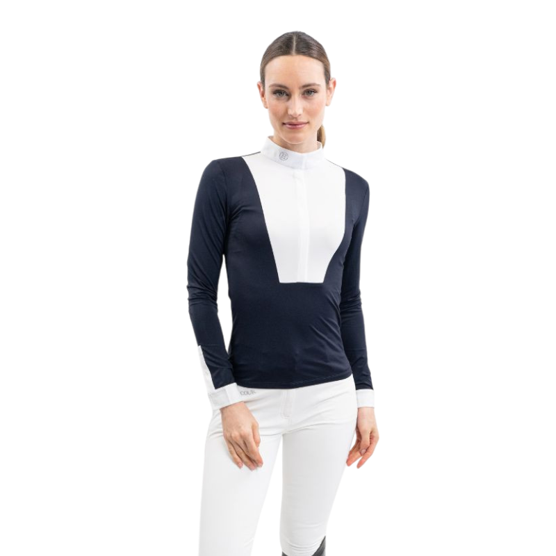 Harcour - Polo de concours manches longues femme Stella marine | - Ohlala