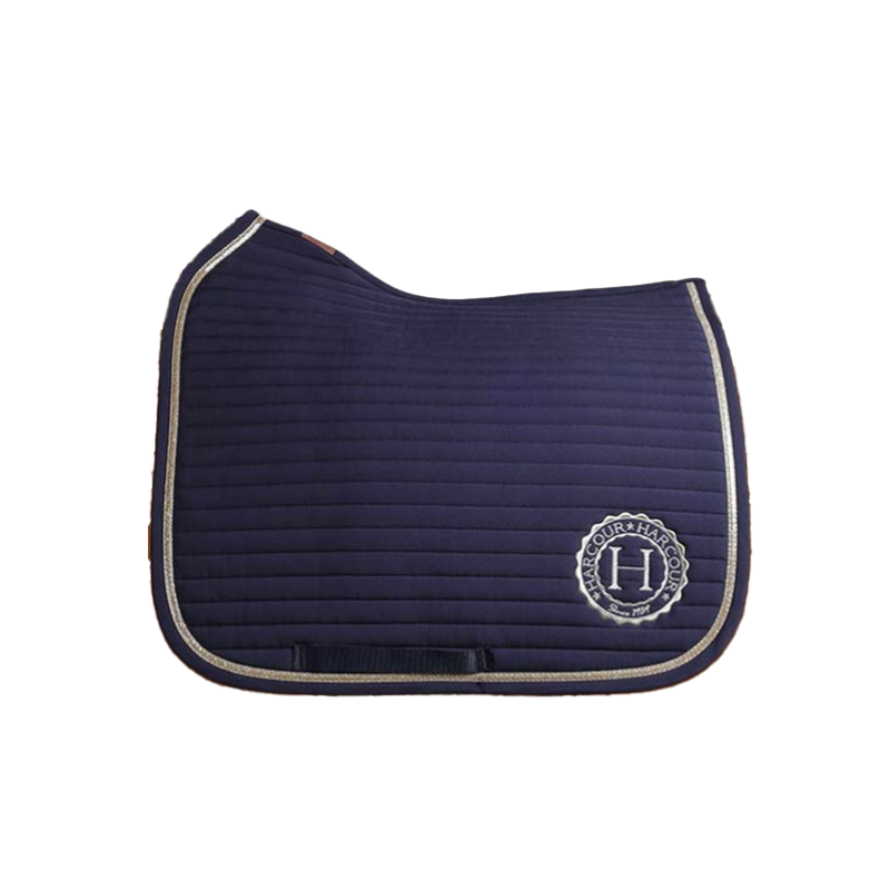 Harcour - Tapis de dressage Karembar marine/ light gold | - Ohlala