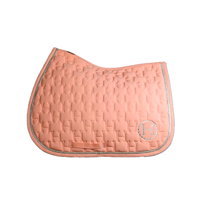 Harcour - Tapis de selle Sirnali abricot | - Ohlala