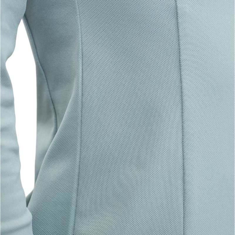 Harcour - Polo technique manches longues femme Tess grey green | - Ohlala