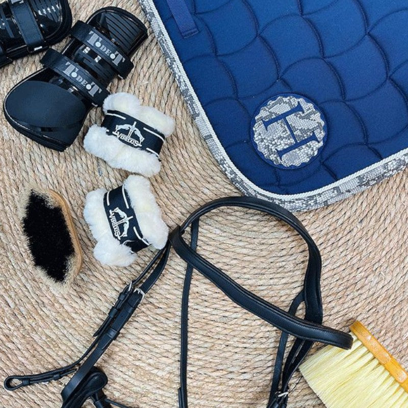 Veredus - Protège-paturons Pro Wrap Save the Sheep Noir | - Ohlala