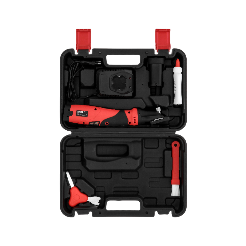 Hippotonic - Tondeuse ST-X1H PRO sans fil + 2 accus rouge | - Ohlala