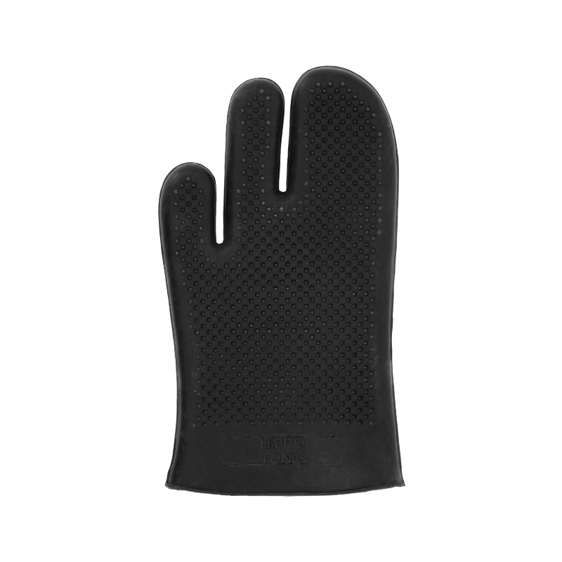 Hippotonic - Gant de massage 3 doigts noir | - Ohlala