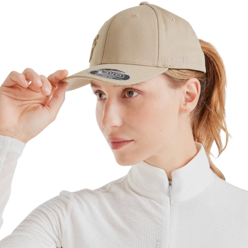 Horse Pilot - Casquette Flexfit latte | - Ohlala