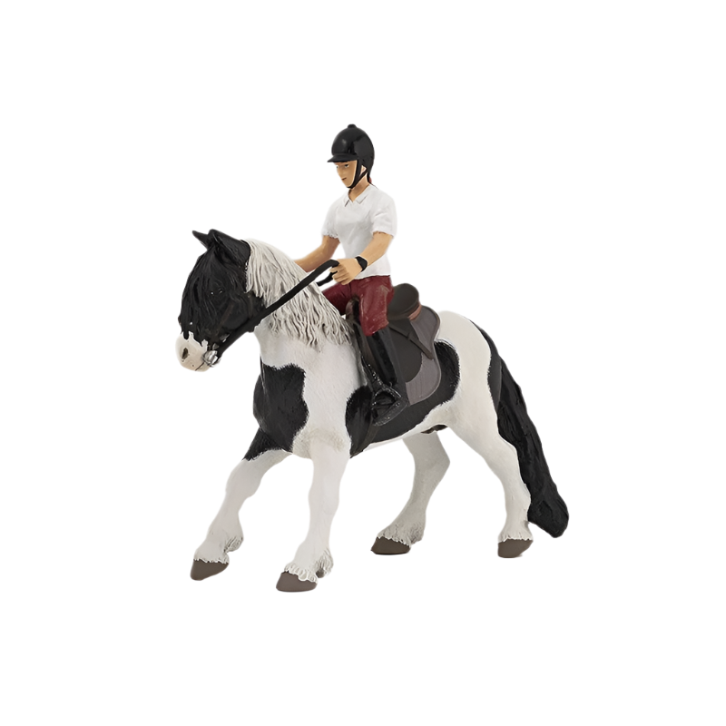 Papo - Poney sellé et harnaché | - Ohlala