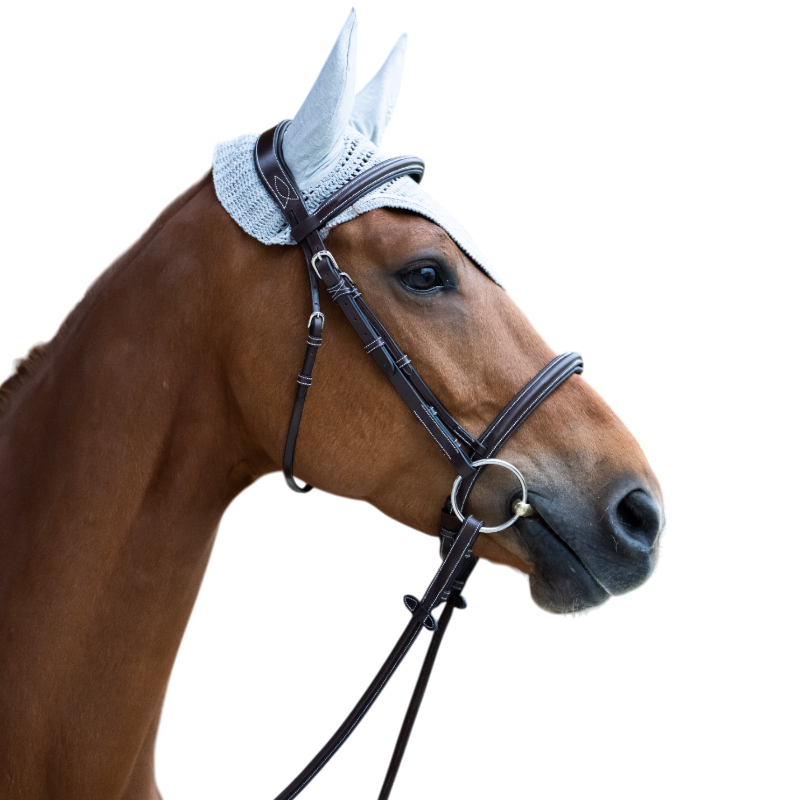 Jump'In - Bonnet pour chevaux Balthazar gris/ lurex | - Ohlala