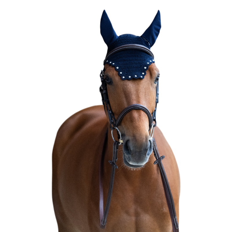 Jump'In - Bonnet pour chevaux Balthazar marine/ diamant | - Ohlala