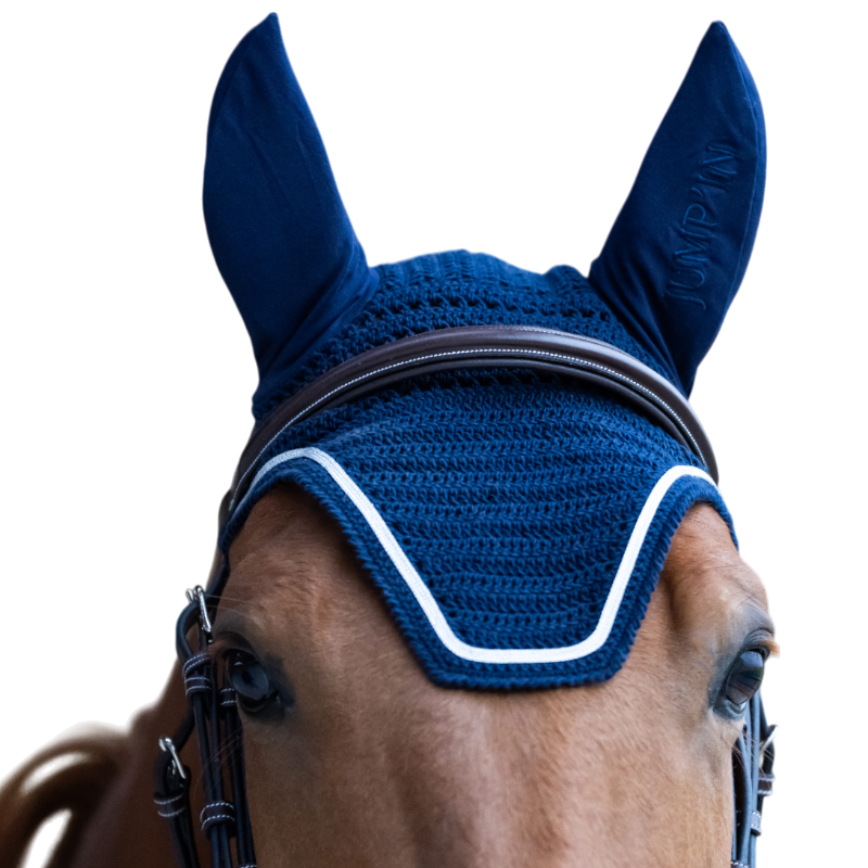 Jump'In - Bonnet pour chevaux Balthazar marine/ lurex | - Ohlala