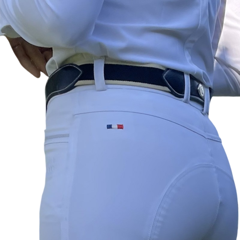 Jump'In - Pantalon d'équitation fille Luna blanc | - Ohlala