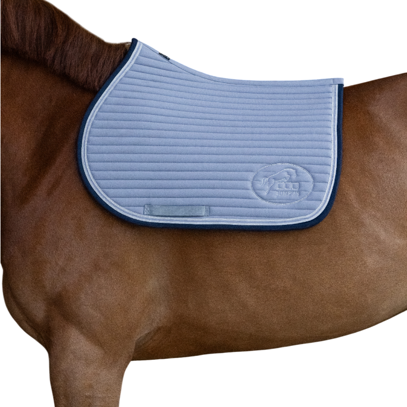 Jump'In - Tapis de selle Balthazar gris/ marine | - Ohlala