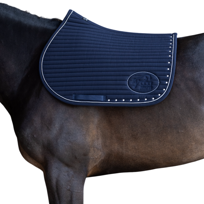 Jump'In - Tapis de selle Balthazar marine/ diamant | - Ohlala