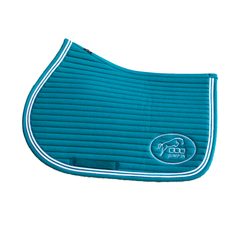 Jump'In - Tapis de selle Balthazar lagon/ blanc | - Ohlala