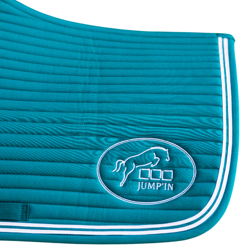 Jump'In - Tapis de selle Balthazar lagon/ blanc | - Ohlala