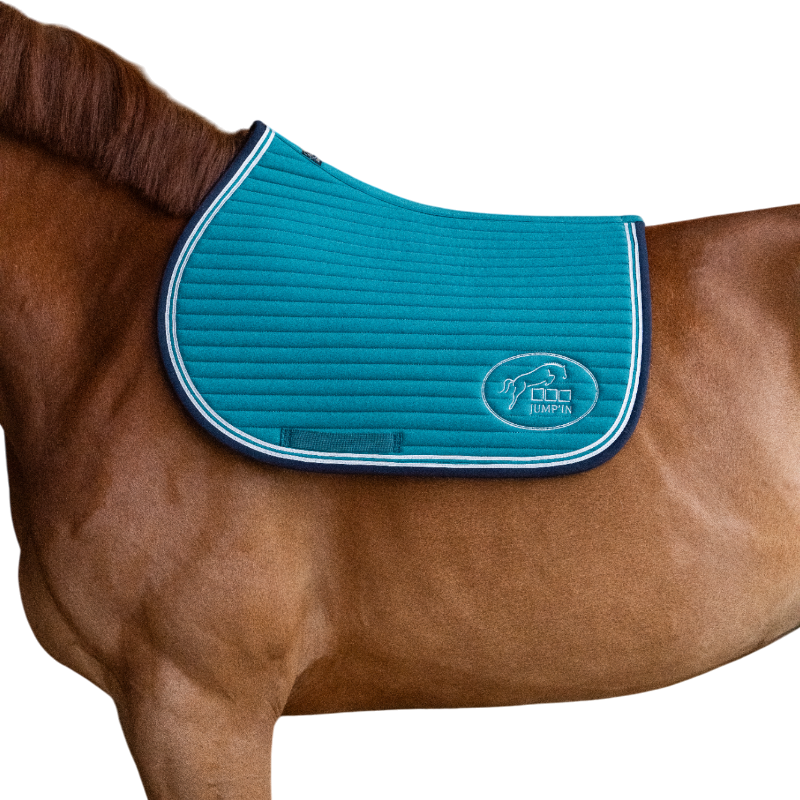 Jump'In - Tapis de selle Balthazar lagon/ marine | - Ohlala