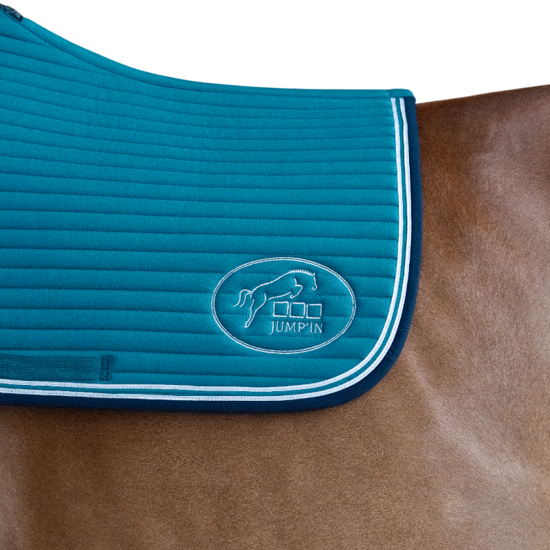 Jump'In - Tapis de selle Balthazar lagon/ marine | - Ohlala