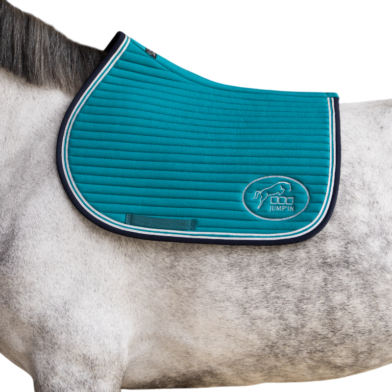 Jump'In - Tapis de selle Balthazar lagon/ marine | - Ohlala