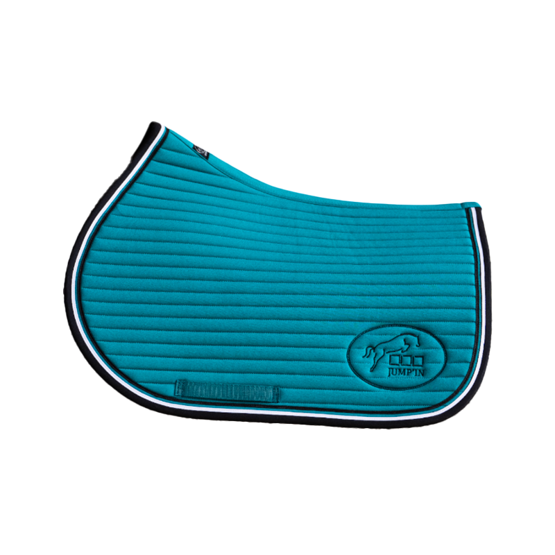 Jump'In - Tapis de selle Balthazar lagon/ noir | - Ohlala