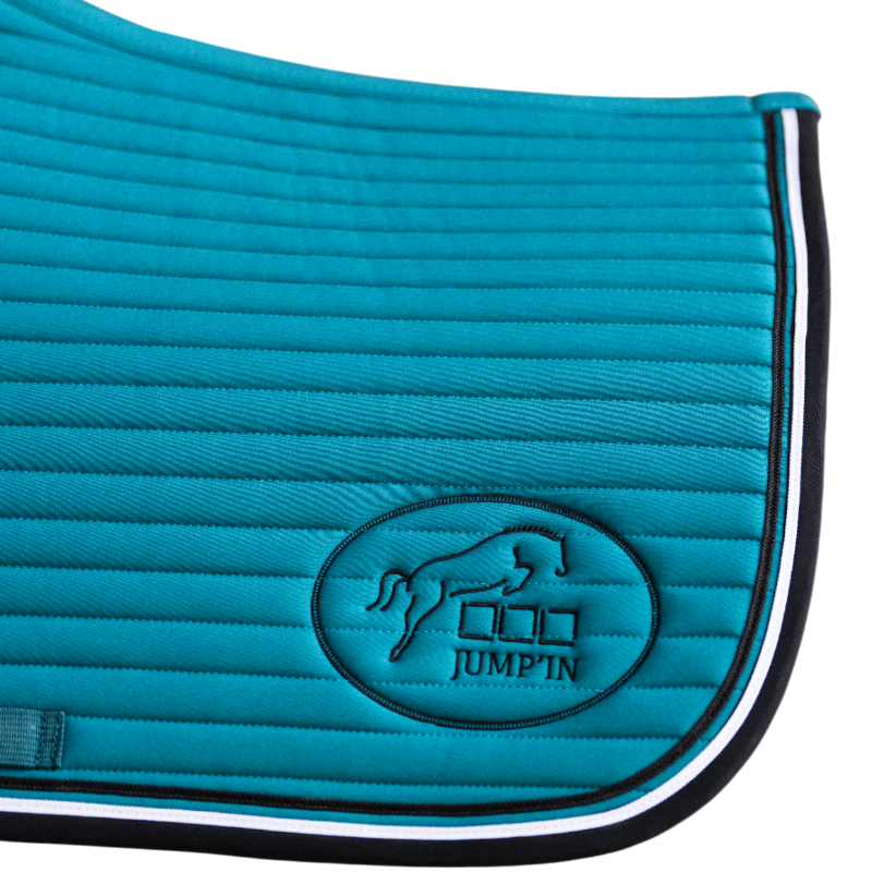 Jump'In - Tapis de selle Balthazar lagon/ noir | - Ohlala